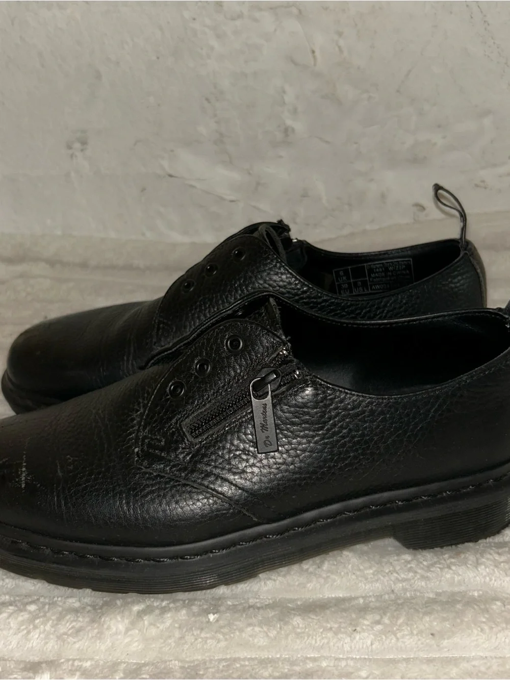 Dr. Martens black leather